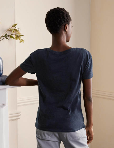 The Cotton Boyfriend Tee - Navy The Cotton Boyfriend Tee - Navy