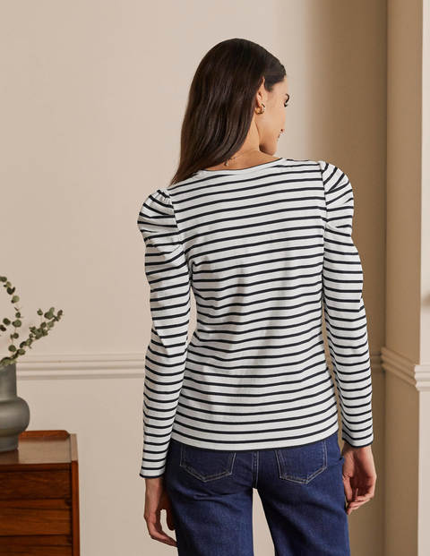 Imogen Bretonshirt - Naturweiß/Navy Imogen Bretonshirt - Naturweiß/Navy