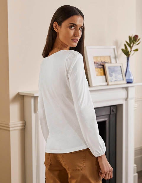 Supersoft Long Sleeve Tee - White Supersoft Long Sleeve Tee - White