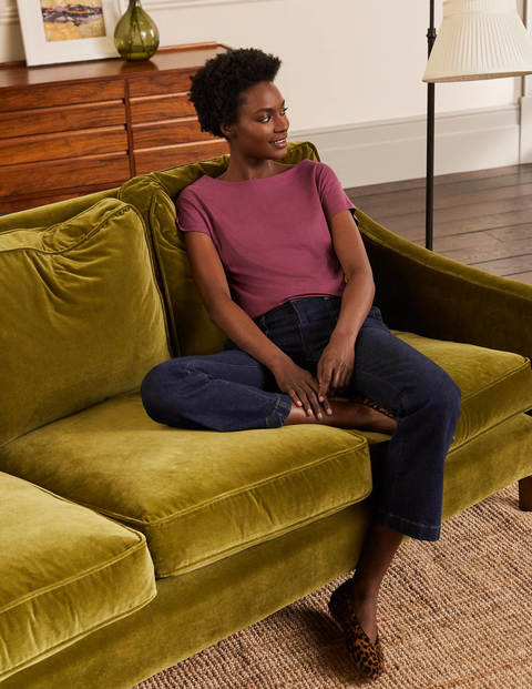 Supersoft Slash Neck Tee - Figgy Pudding Supersoft Slash Neck Tee - Figgy Pudding