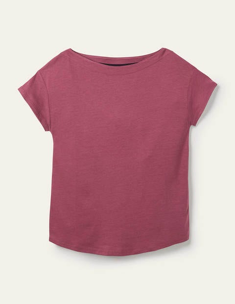 Supersoft Slash Neck Tee - Figgy Pudding Supersoft Slash Neck Tee - Figgy Pudding