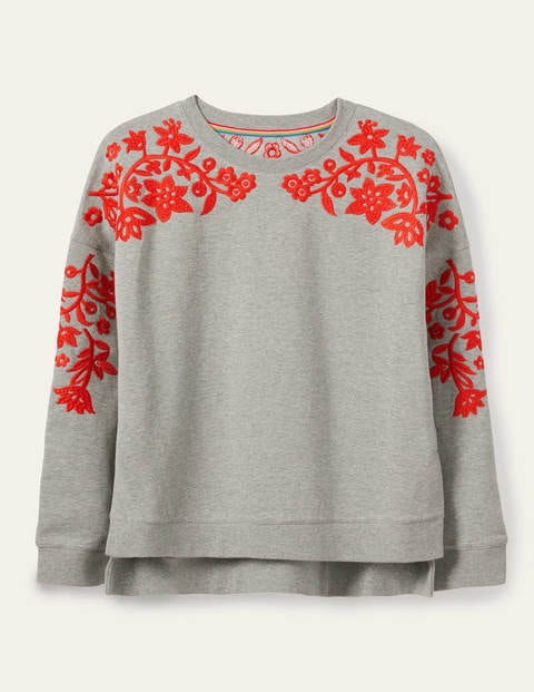 Jasmine Sweatshirt - Grau Meliert Jasmine Sweatshirt - Grau Meliert