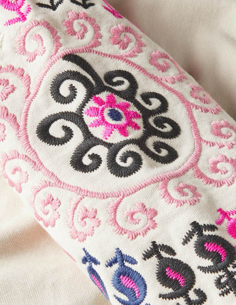 Sweat Jasmine - Ivoire, broderie multi Sweat Jasmine - Ivoire, broderie multi