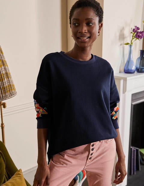 Jasmine Sweatshirt - Navy Jasmine Sweatshirt - Navy