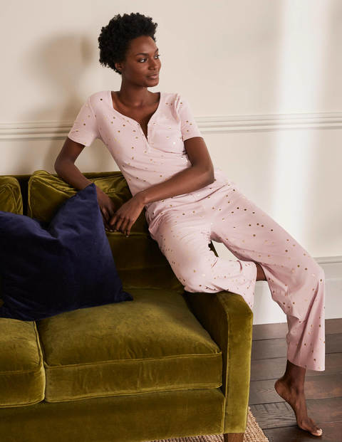 Emma Pajama Bottoms - Milkshake, Scattered Spot Emma Pajama Bottoms - Milkshake, Scattered Spot