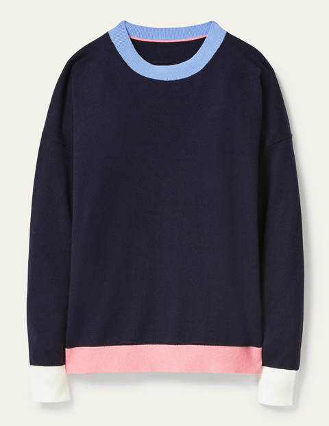 Charlotte Relaxed Sweater - Navy Charlotte Relaxed Sweater - Navy