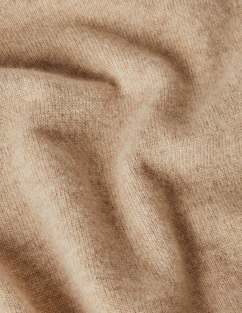 Lässiger Kaschmirpullover mit V-Ausschnitt - Rauchquarz Lässiger Kaschmirpullover mit V-Ausschnitt - Rauchquarz
