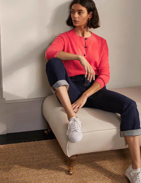 Cashmere Cardigan - Coral Cashmere Cardigan - Coral
