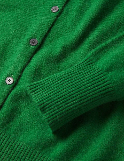 Bequemer Kaschmircardigan - Smaragdgrün Bequemer Kaschmircardigan - Smaragdgrün