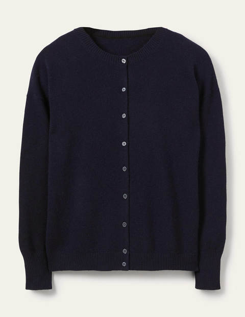 Bequemer Kaschmircardigan - Saphirblau Bequemer Kaschmircardigan - Saphirblau
