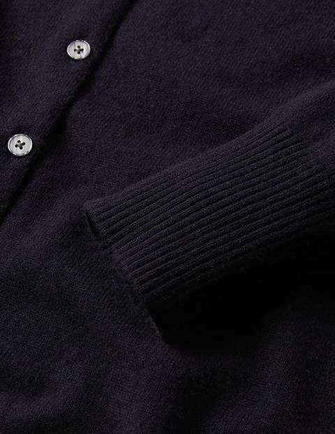 Bequemer Kaschmircardigan - Saphirblau Bequemer Kaschmircardigan - Saphirblau