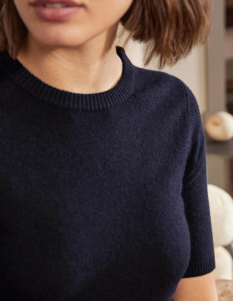 Cashmere Knitted Top - Sapphire Blue Cashmere Knitted Top - Sapphire Blue
