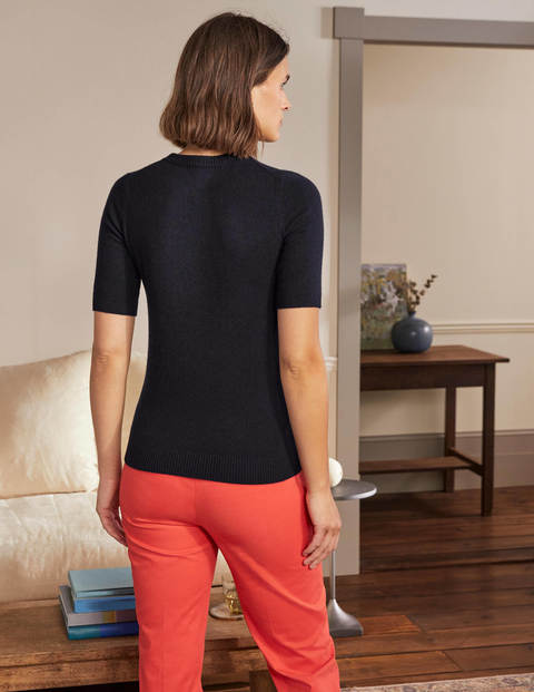 Cashmere Knitted Top - Sapphire Blue Cashmere Knitted Top - Sapphire Blue