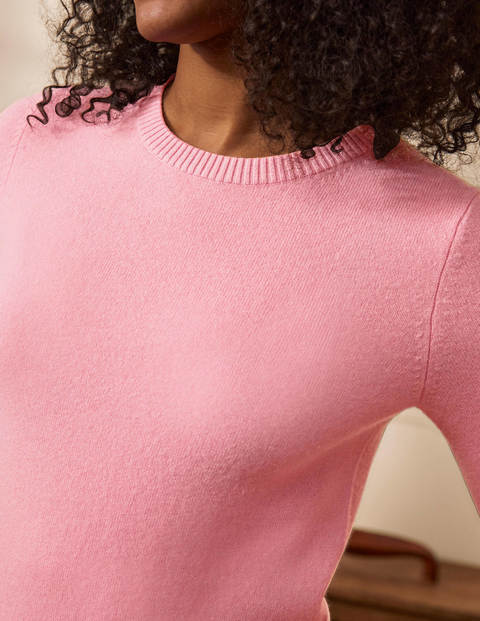 Cashmere Knitted Top - Rose Quartz Pink