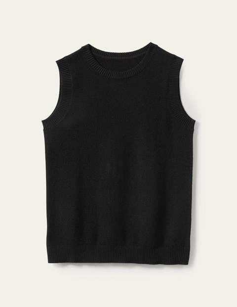 Cashmere Sweater Vest - Jet Black Cashmere Sweater Vest - Jet Black