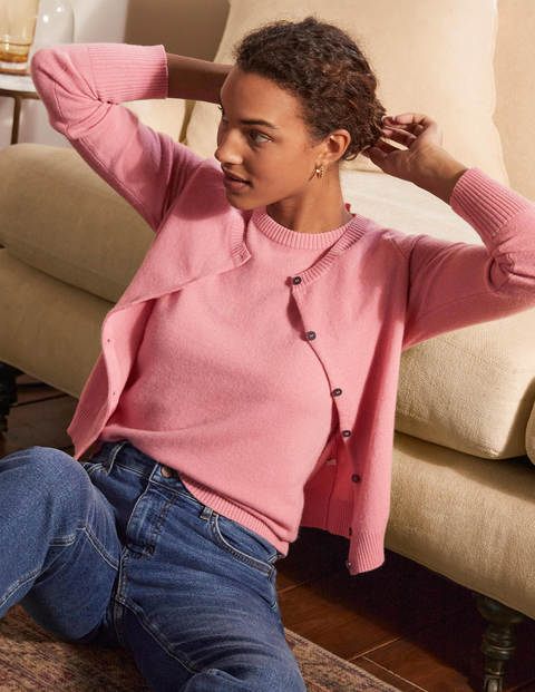 Cashmere Sweater Vest - Formica Pink