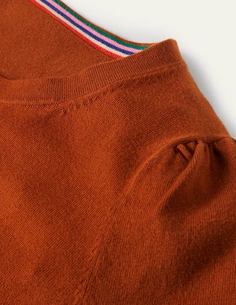 Cotton Crew Jumper - Rust Cotton Crew Jumper - Rust
