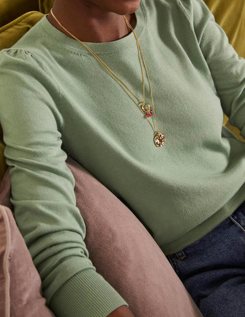 Cotton Crew Jumper - Duck Egg Cotton Crew Jumper - Duck Egg