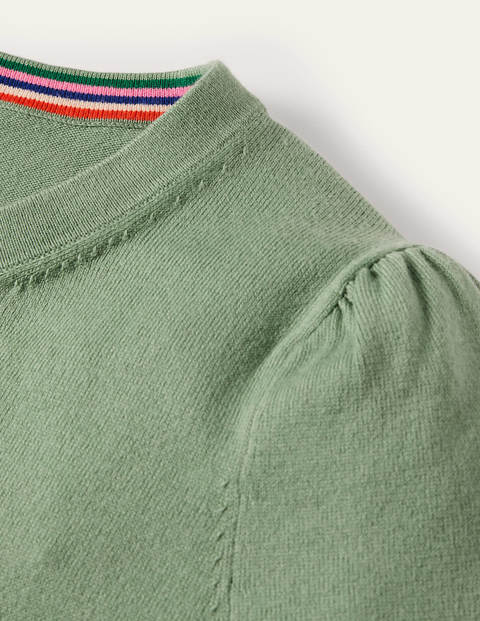 Cotton Crew Jumper - Duck Egg Cotton Crew Jumper - Duck Egg
