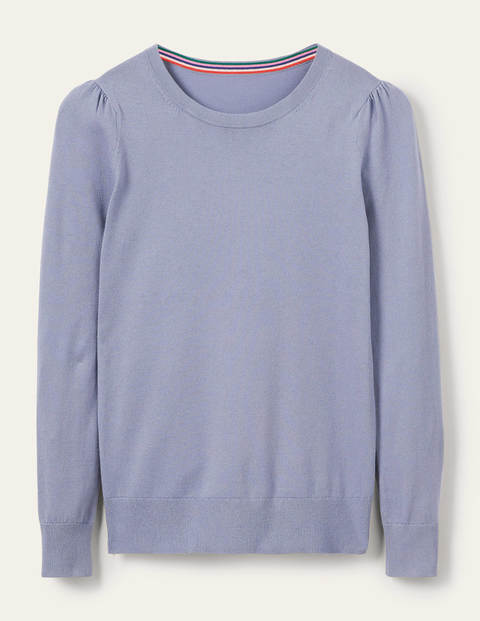 Cotton Crew Jumper - River Cotton Crew Jumper - River