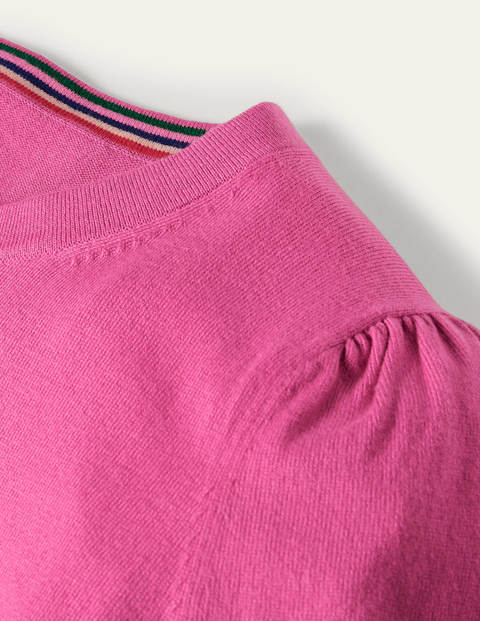 Cotton Crew Jumper - Candy Pink Cotton Crew Jumper - Candy Pink