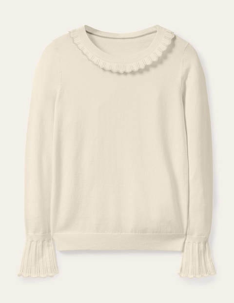Aimee Pointelle Jumper - Ivory Aimee Pointelle Jumper - Ivory