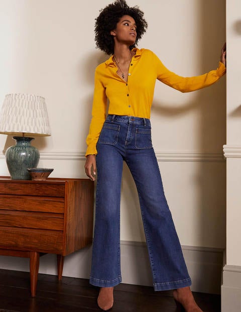 Frederica Pointelle Cardigan - Tuscan Sun Frederica Pointelle Cardigan - Tuscan Sun