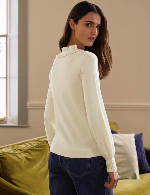 Frederica Pointelle Cardigan - Ivory Frederica Pointelle Cardigan - Ivory