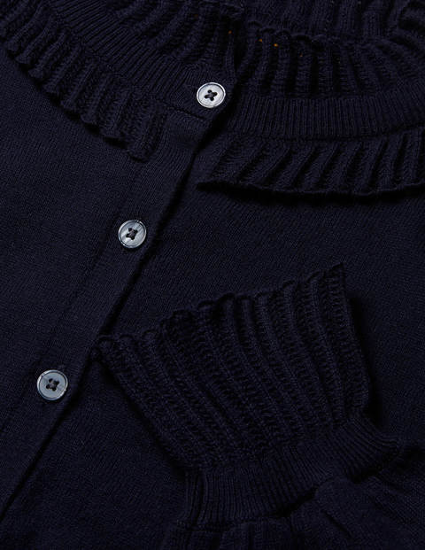 Frederica Pointelle-Cardigan - Navy Frederica Pointelle-Cardigan - Navy