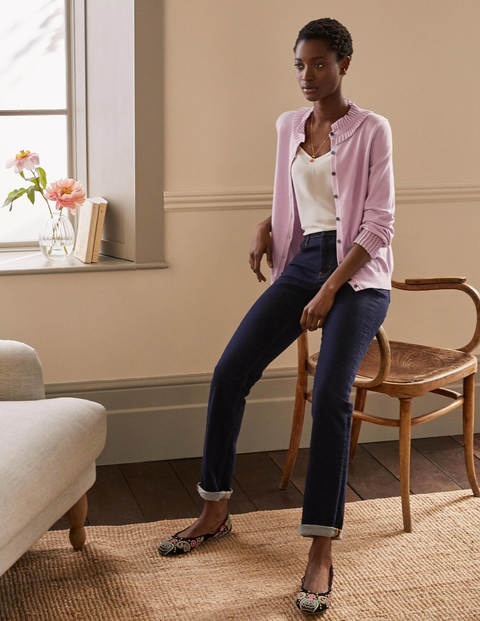 Frederica Pointelle-Cardigan - Kokosnusseis Frederica Pointelle-Cardigan - Kokosnusseis