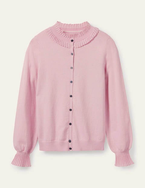 Frederica Pointelle-Cardigan - Kokosnusseis Frederica Pointelle-Cardigan - Kokosnusseis