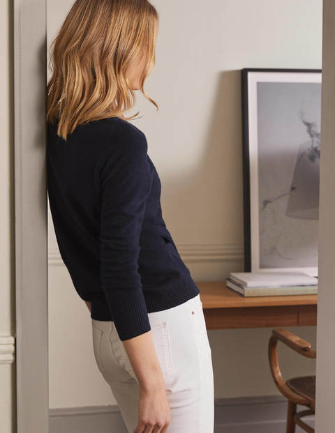 Cashmere Crew Neck Jumper - Sapphire Blue Cashmere Crew Neck Jumper - Sapphire Blue
