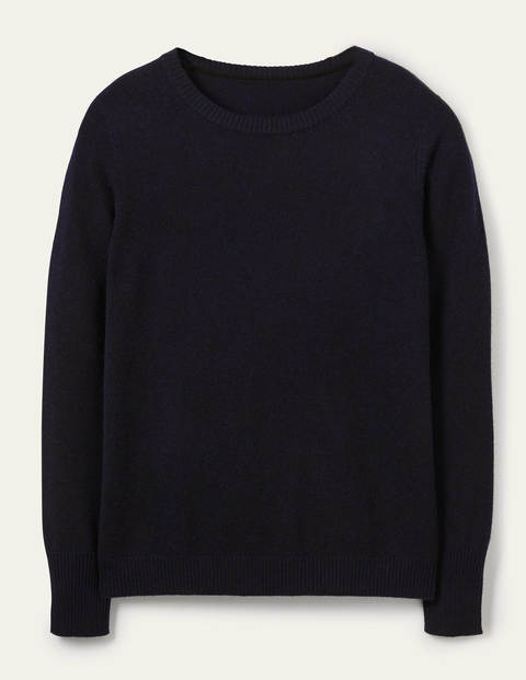 Cashmere Crew Neck Jumper - Sapphire Blue Cashmere Crew Neck Jumper - Sapphire Blue