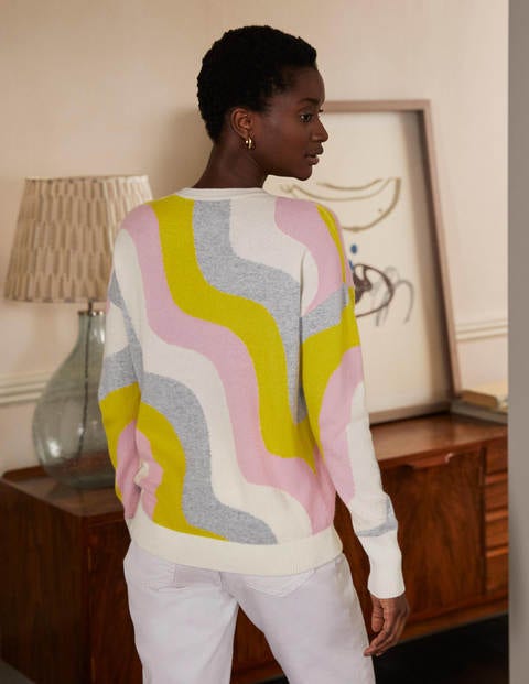 Kesteven Kaschmirpullover - Opal, Wellen Kesteven Kaschmirpullover - Opal, Wellen