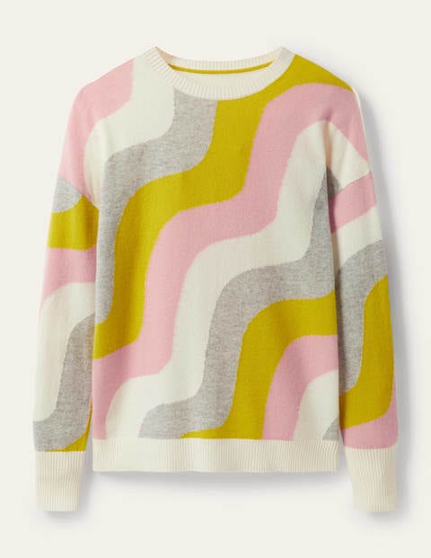Kesteven Kaschmirpullover - Opal, Wellen Kesteven Kaschmirpullover - Opal, Wellen