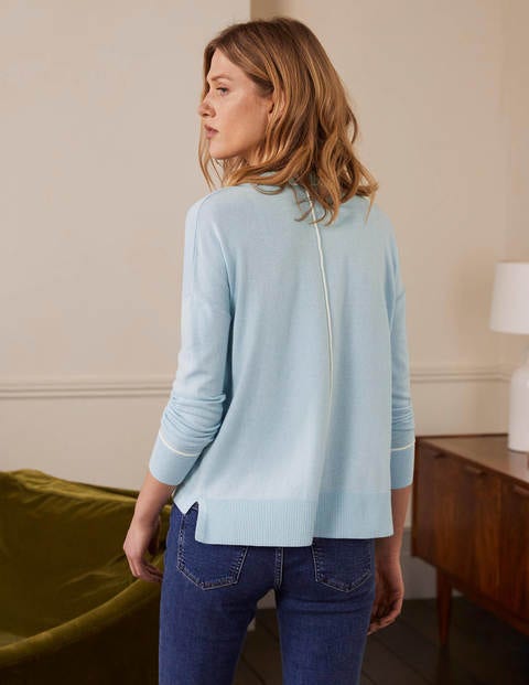 V-neck Relaxed Cardigan - Surf V-neck Relaxed Cardigan - Surf