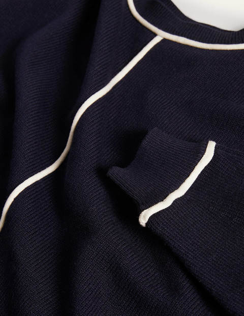 Oversized Crew Neck Jumper - Navy Oversized Crew Neck Jumper - Navy