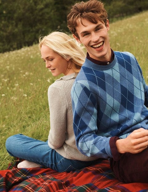 Carlos Pullover - Argyle-Muster Carlos Pullover - Argyle-Muster
