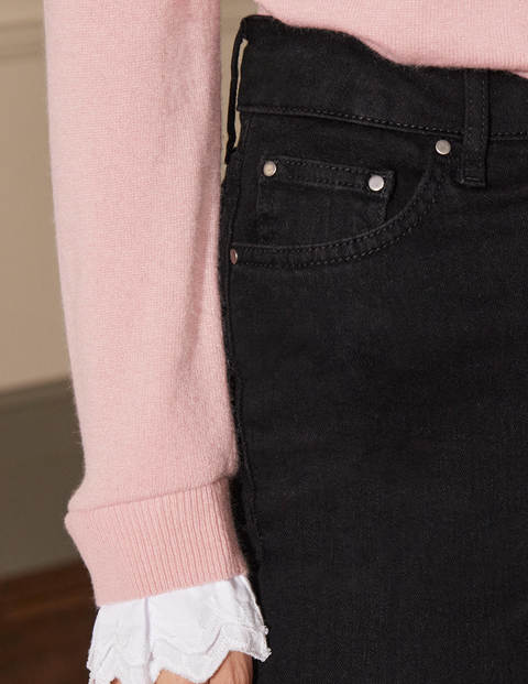 Button Fly Skinny Jeans - Black Button Fly Skinny Jeans - Black