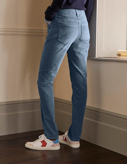 Cord Girlfriend Jeans - Airforce Cord Girlfriend Jeans - Airforce