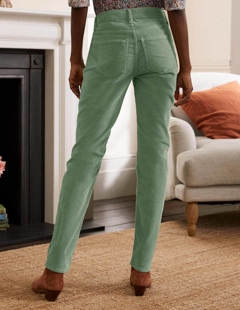 Cord Girlfriend Jeans - Light Olive Cord Girlfriend Jeans - Light Olive