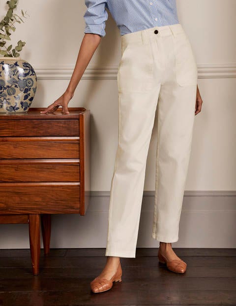 Relaxed Chino Pants - Ecru Relaxed Chino Pants - Ecru