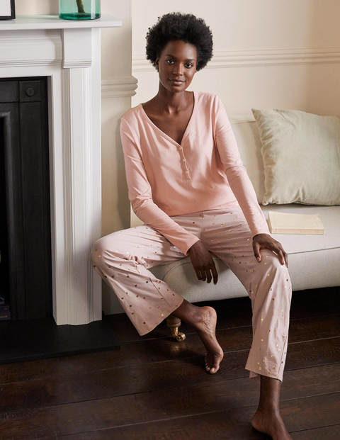 Emma Long Sleeve Pyjama Top - Milkshake Emma Long Sleeve Pyjama Top - Milkshake