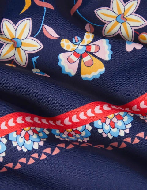 Sweetheart Cup-size Swimsuit - French Navy, Kaleidoscopic Sweetheart Cup-size Swimsuit - French Navy, Kaleidoscopic
