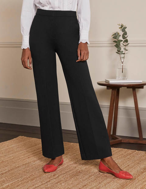 Pantalon Hampshire en point de Rome - Noir Pantalon Hampshire en point de Rome - Noir