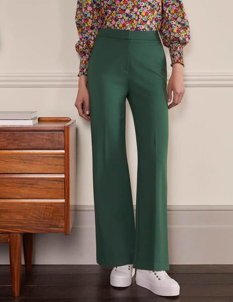 Pantalon Hampshire en point de Rome - Feuille de palmier Pantalon Hampshire en point de Rome - Feuille de palmier