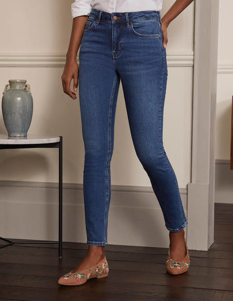 Röhrenjeans - Mittleres Vintageblau Röhrenjeans - Mittleres Vintageblau