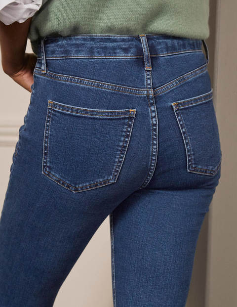 Röhrenjeans - Mittleres Vintageblau Röhrenjeans - Mittleres Vintageblau