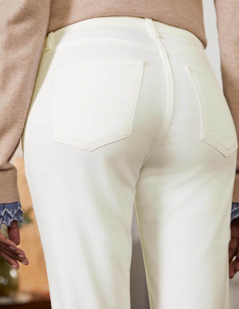 Slim Straight Jeans - White Slim Straight Jeans - White