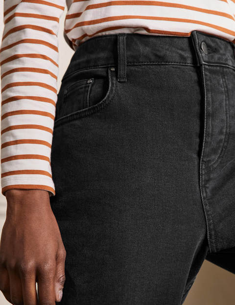 Relaxed Straight Jeans - Washed Black Relaxed Straight Jeans - Washed Black